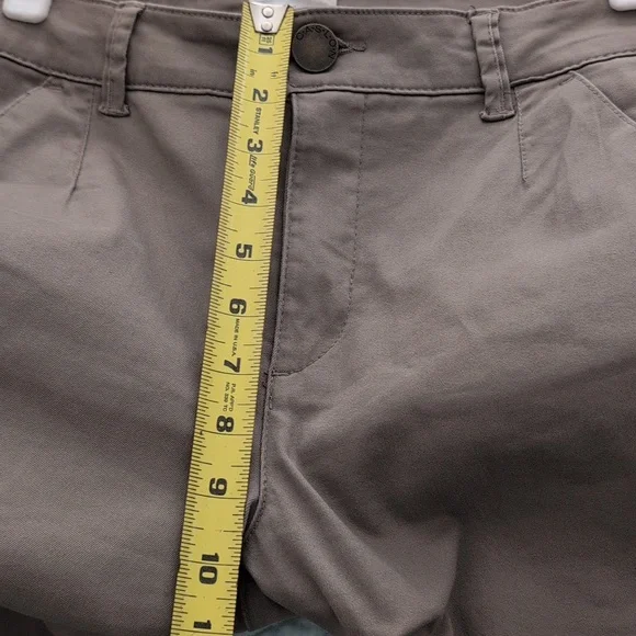 Nordstrom Caslon Khaki tan Chino Pants Size 10 - Picture 10 of 10